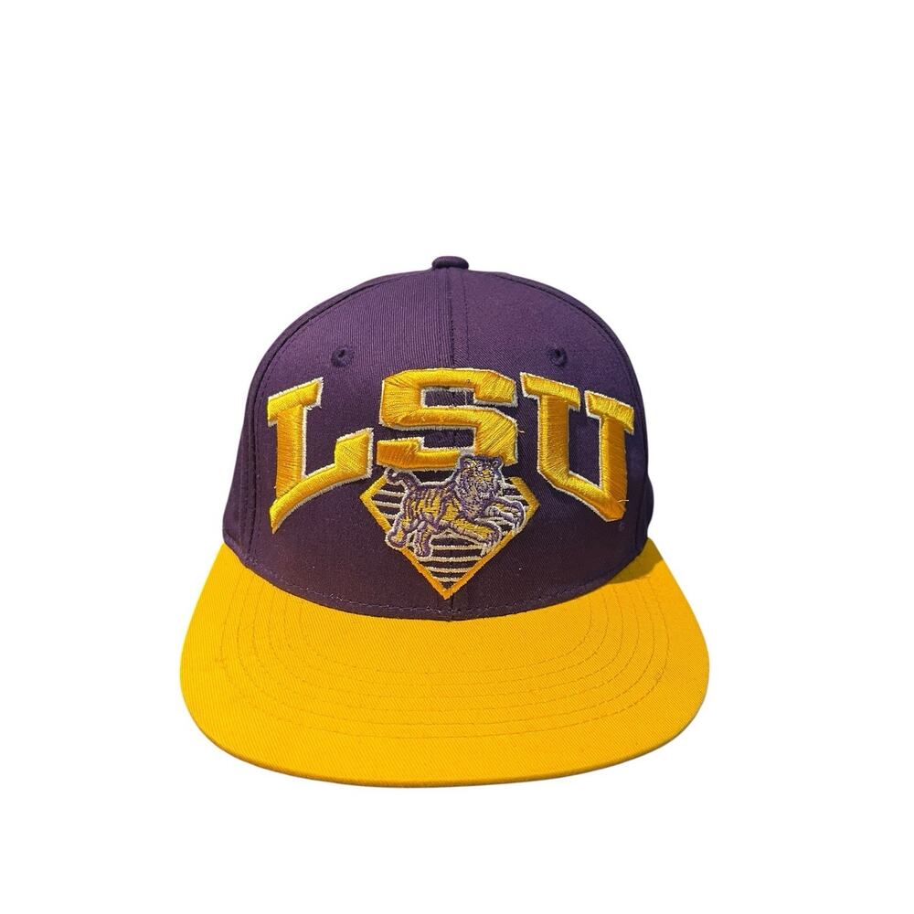 LSU Tigers Bayou Bengals TOW NCAA Flashback Adjustable 2 Tone Snapback Cap Hat